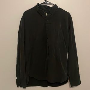 J. CREW Black Button Down